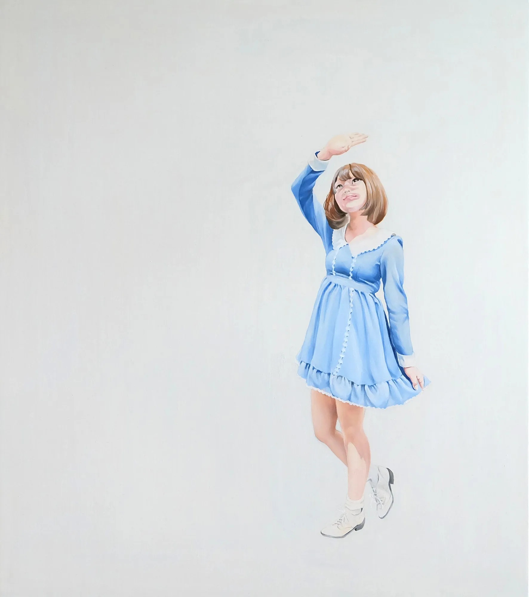 Painting by Kimiko Chikuma : "Next Door" - 91×72cm