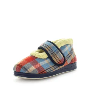 Panda Slippers - Emee - Multi Check