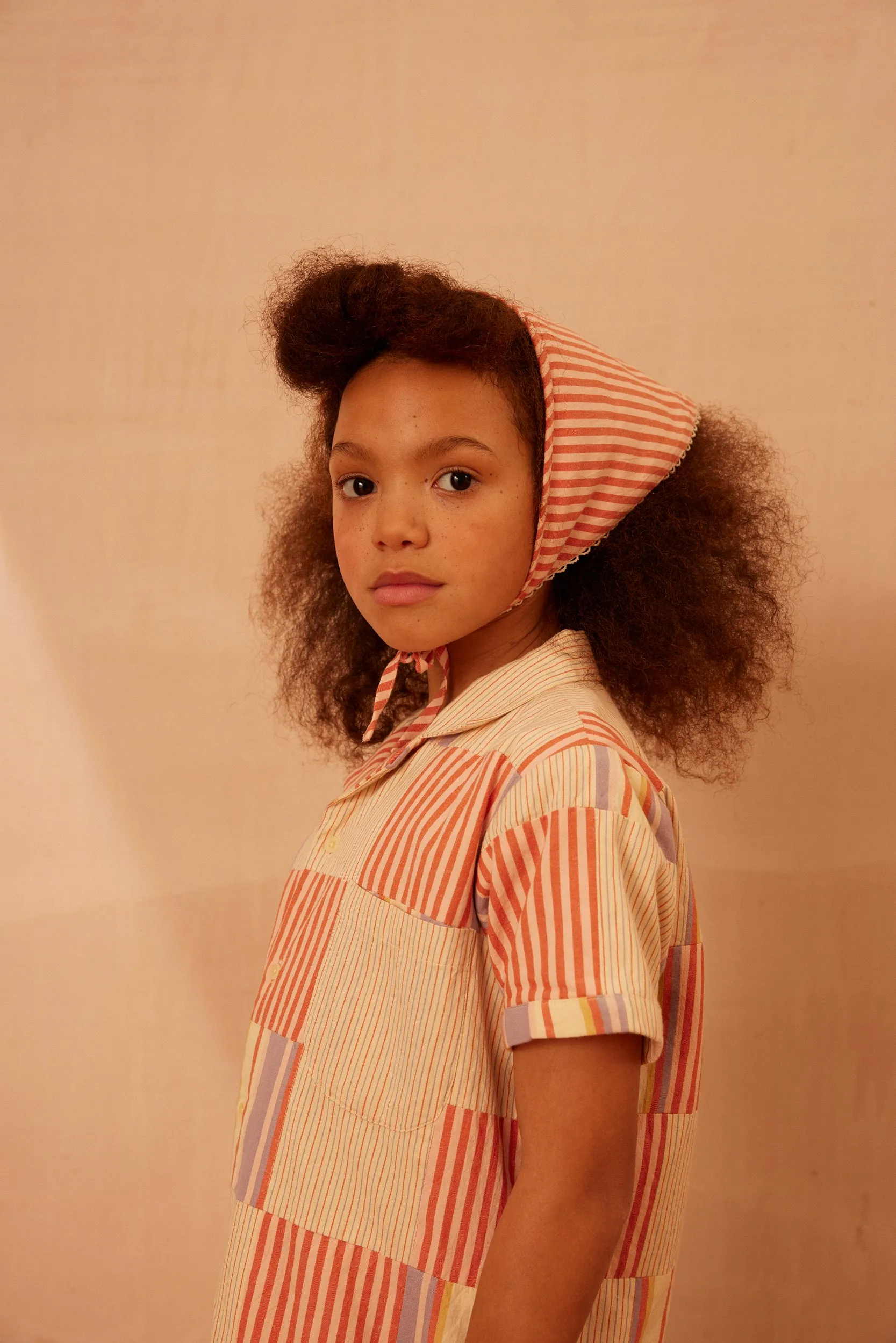 Patchwork Checkerboard Donny Shirt - Mixed Stripe (EXCLUSIVE)