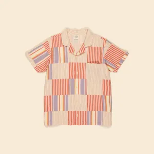 Patchwork Checkerboard Donny Shirt - Mixed Stripe (EXCLUSIVE)
