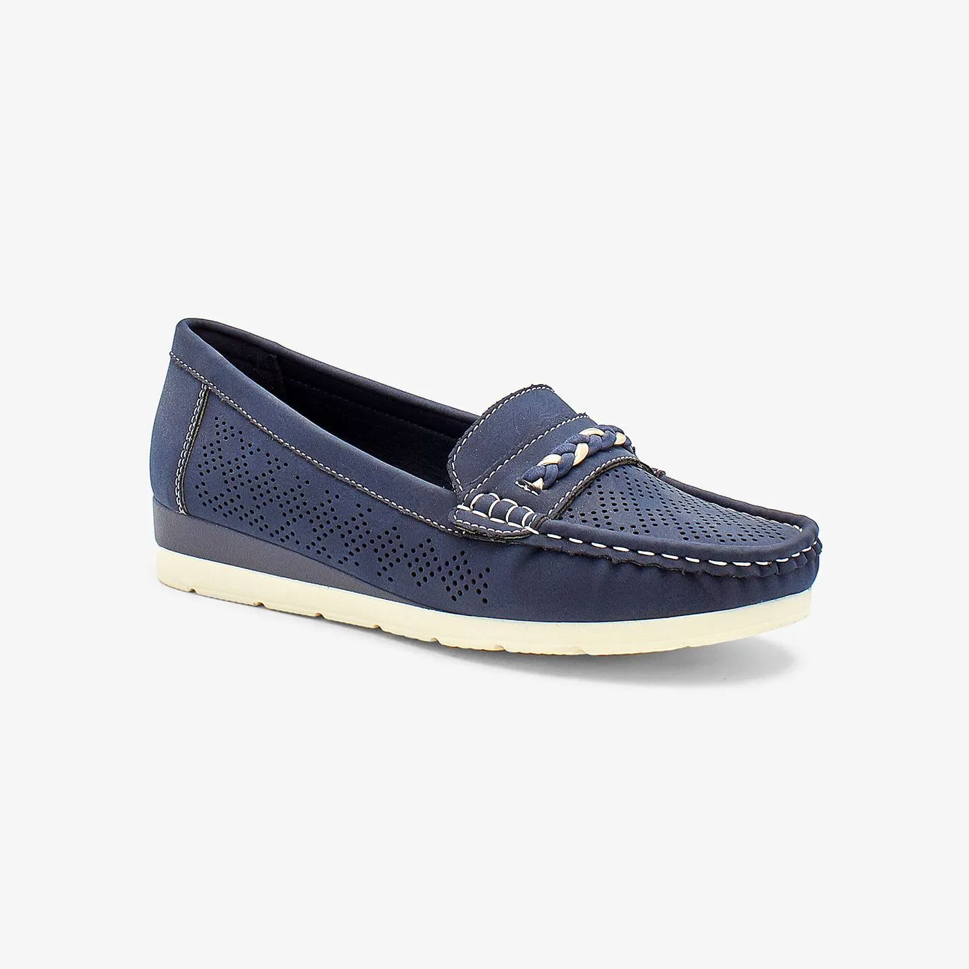 Perforated Ladies Causal Shoes