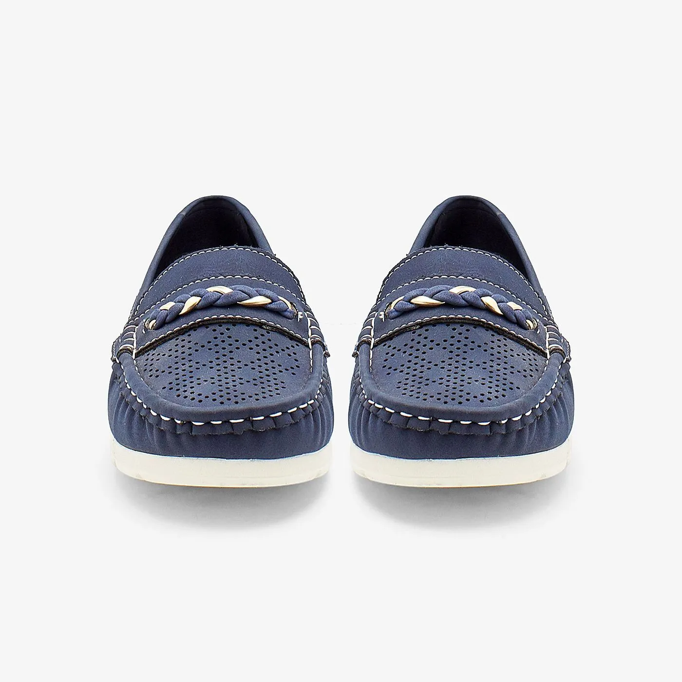 Perforated Ladies Causal Shoes
