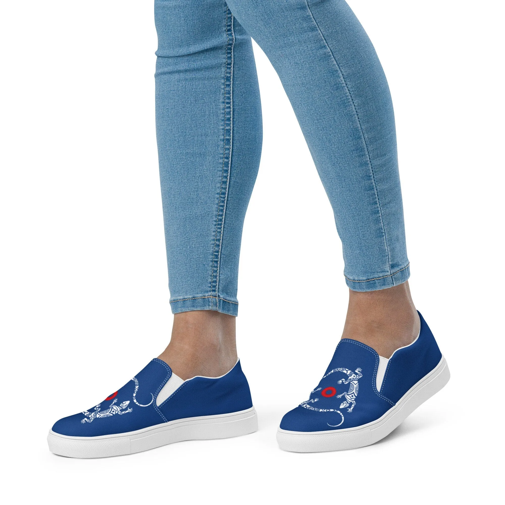 Phish Lizard Shoes | Women’s Slip-On Canvas Shoes | Land of Lizards | Phish Lover Gift | Phish Concert Merch | Phish Accessories