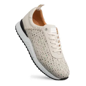 Plata Laser Cut Sneaker-Light Green/Multi | Mezlan