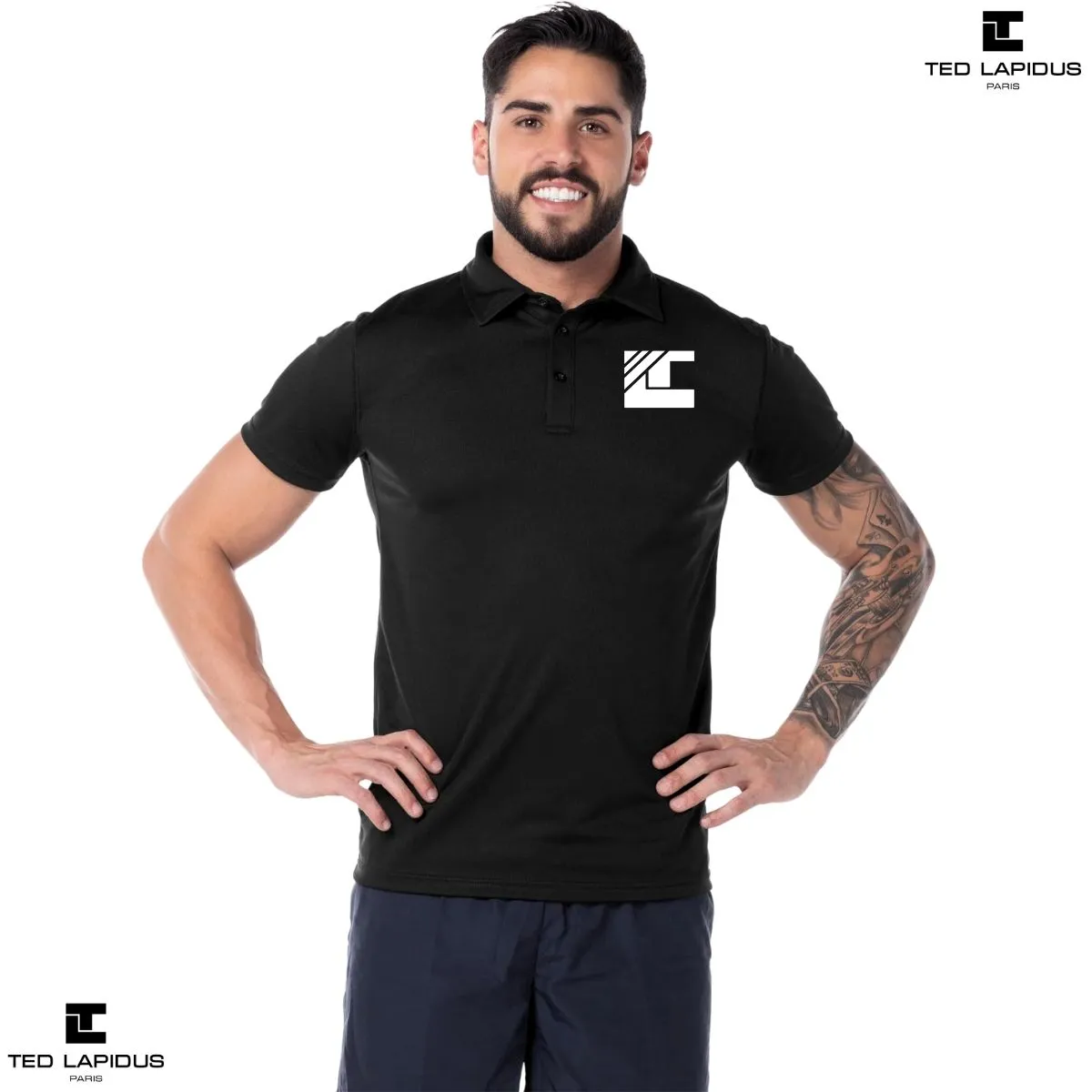 Playera Deportiva tipo polo Hombre Ted Lapidus Paris TL