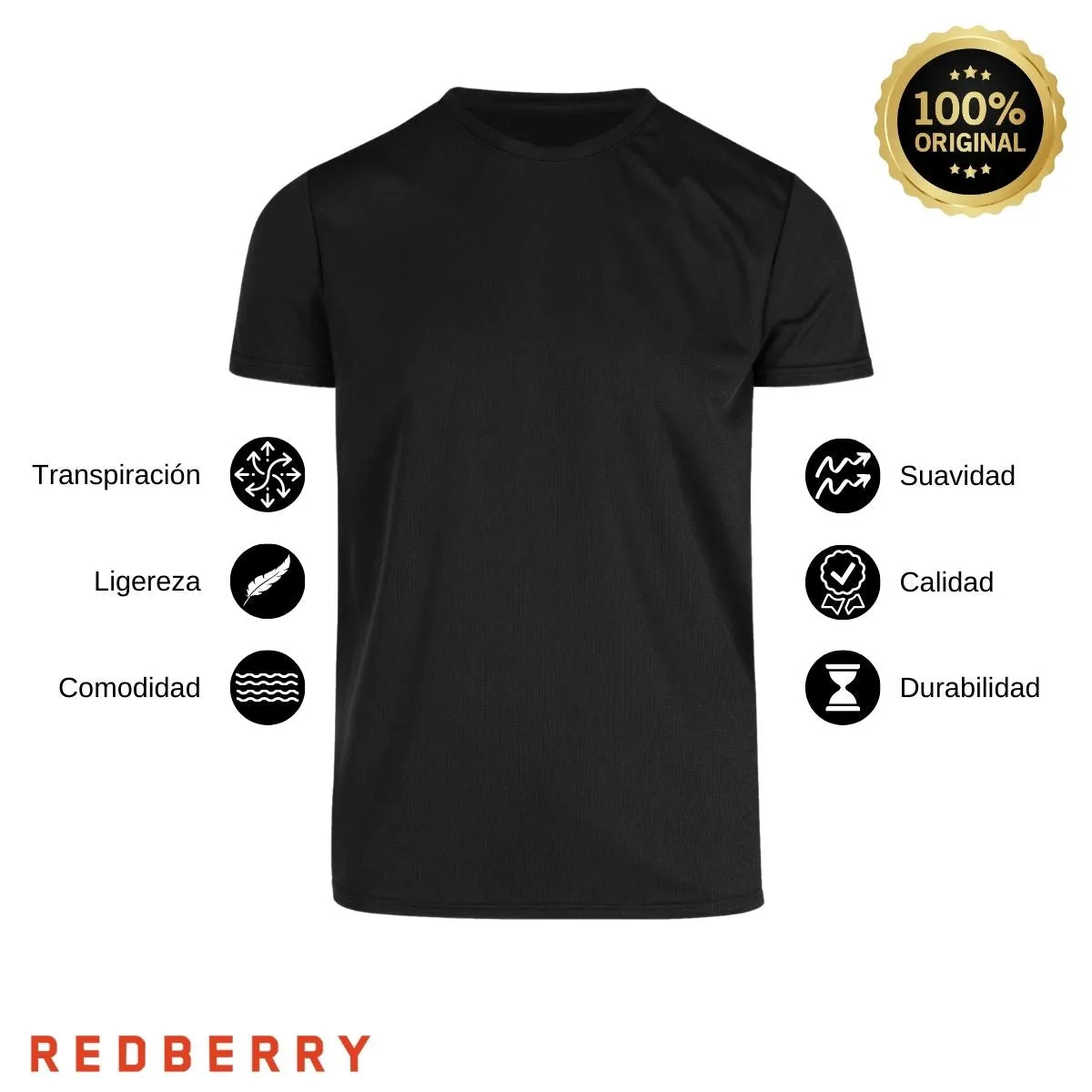 Playera Transpirable Hombre Yazbek Paquete de 3 C1302