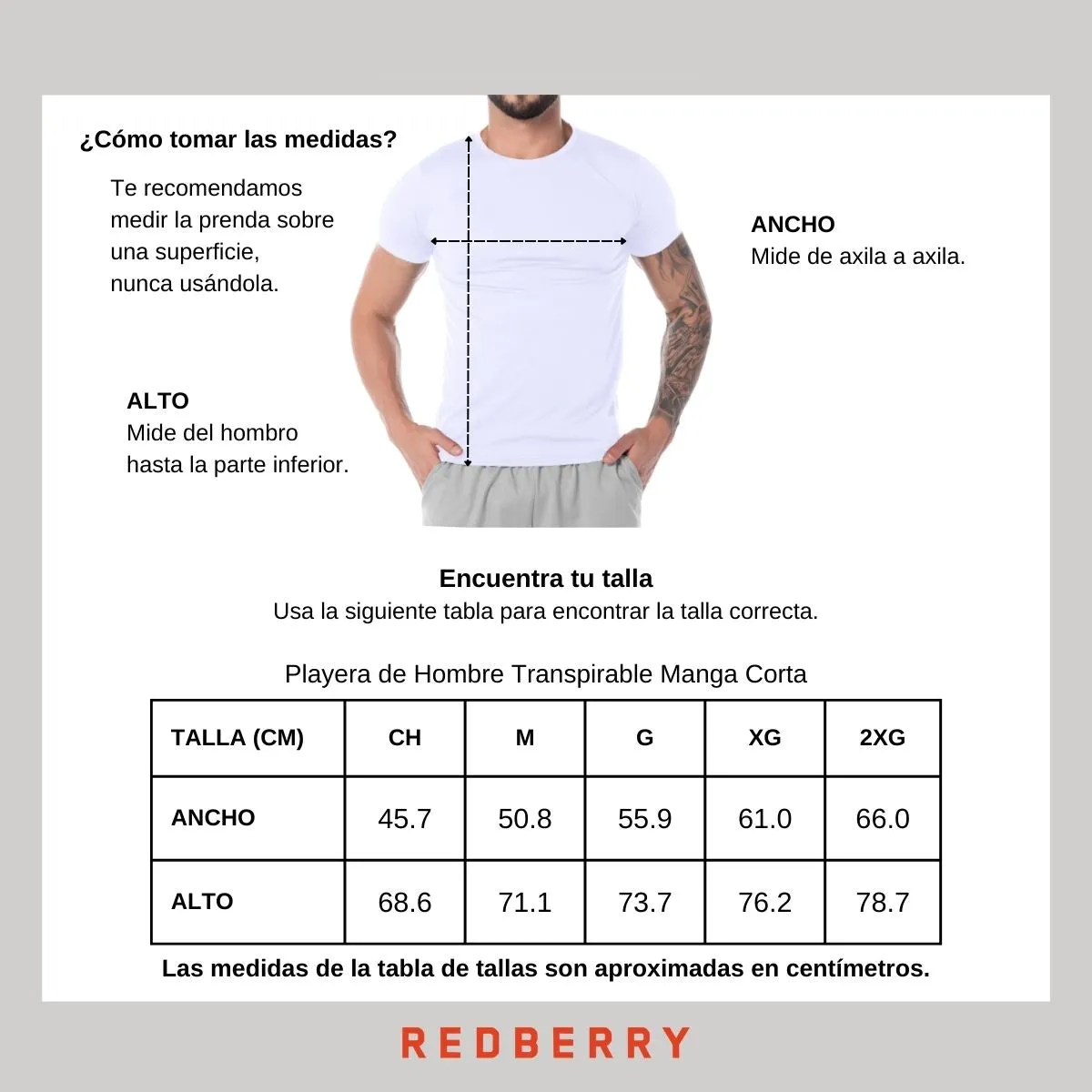 Playera Transpirable Hombre Yazbek Paquete de 3 C1302