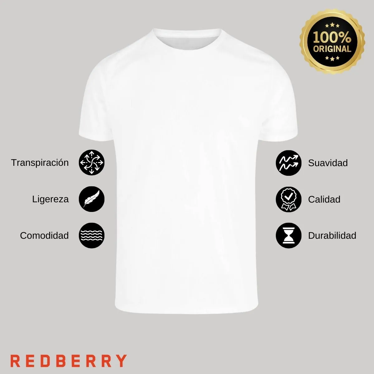 Playera Transpirable Hombre Yazbek Paquete de 3 C1302