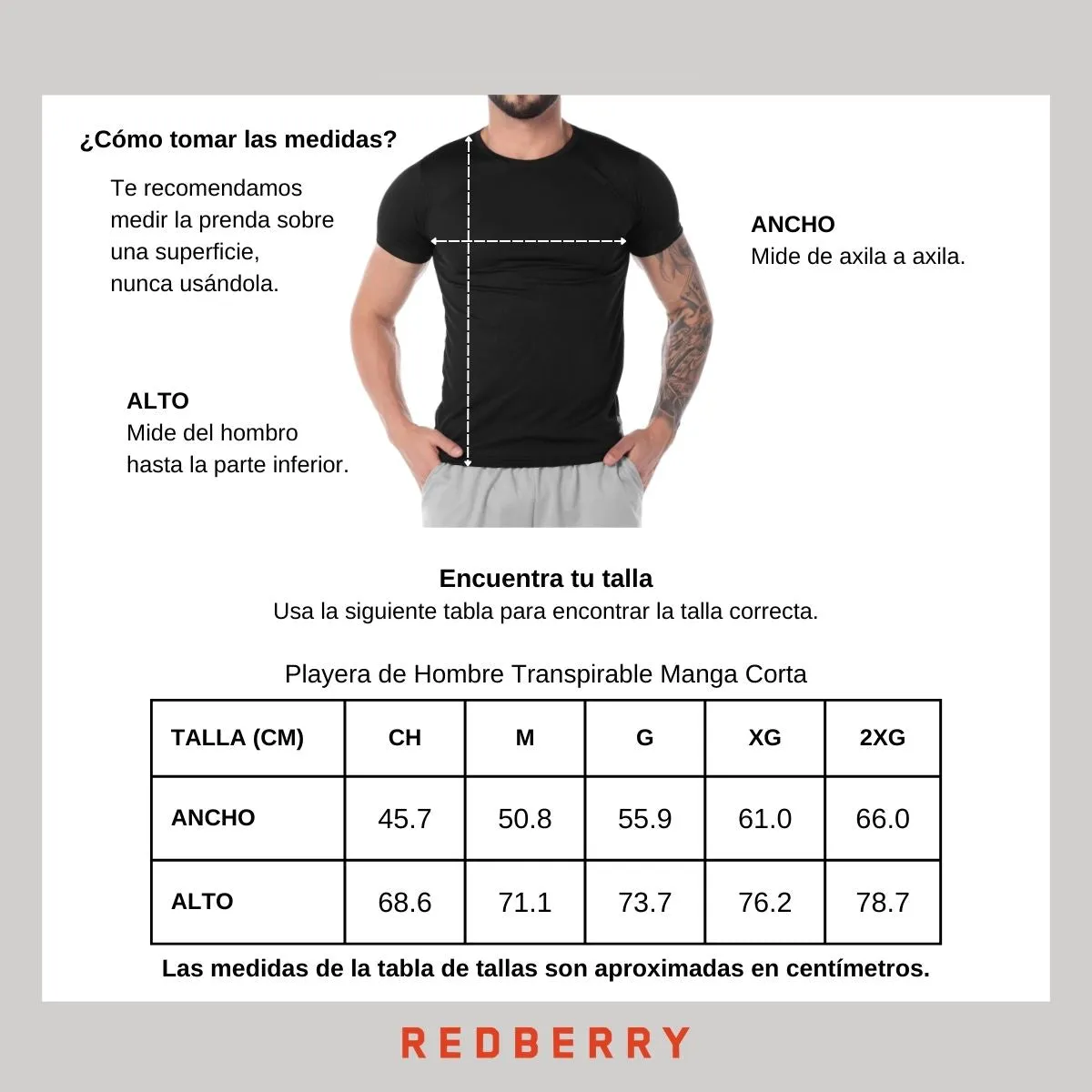 Playera Transpirable Hombre Yazbek Paquete de 3 C1302