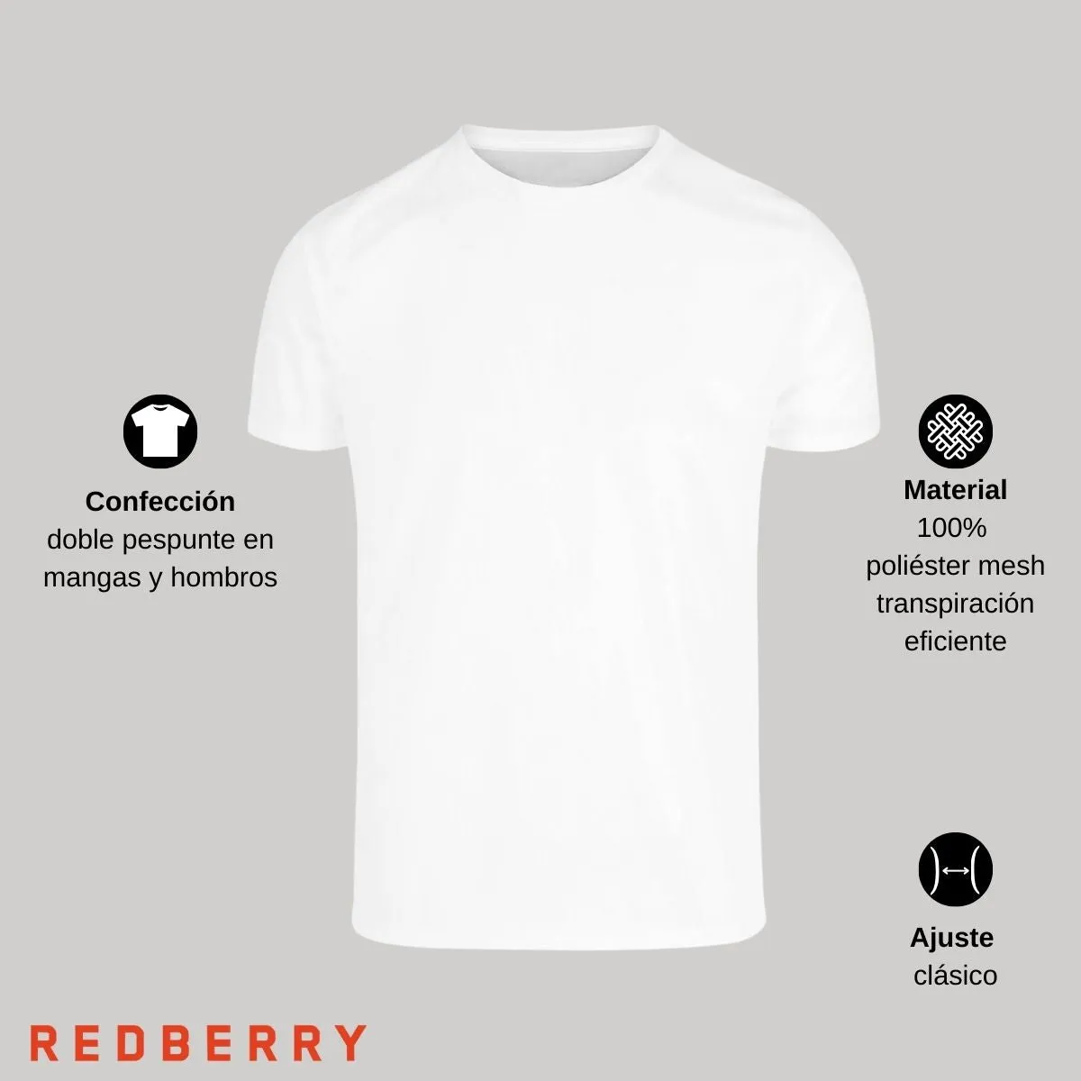 Playera Transpirable Hombre Yazbek Paquete de 3 C1302