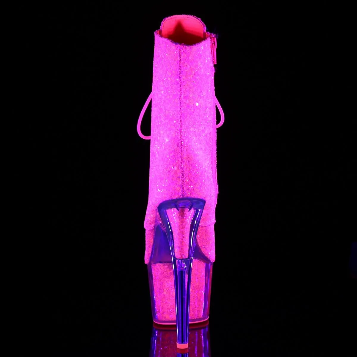 Pleaser ADORE-1020G-Neon Pink-Size 9-Clearance