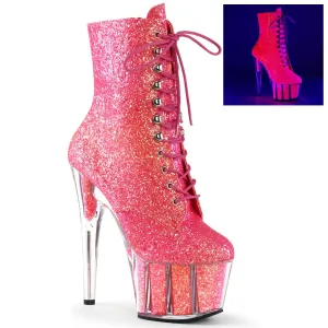Pleaser ADORE-1020G-Neon Pink-Size 9-Clearance