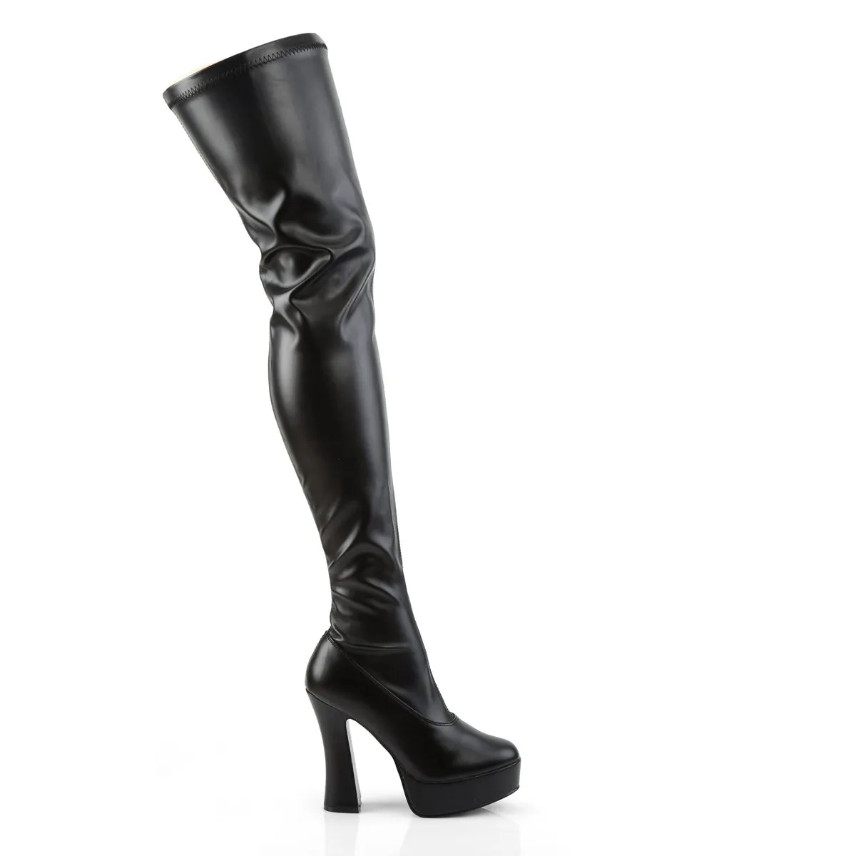 Pleaser Electra-3000Z-Black-Size 8-Clearance