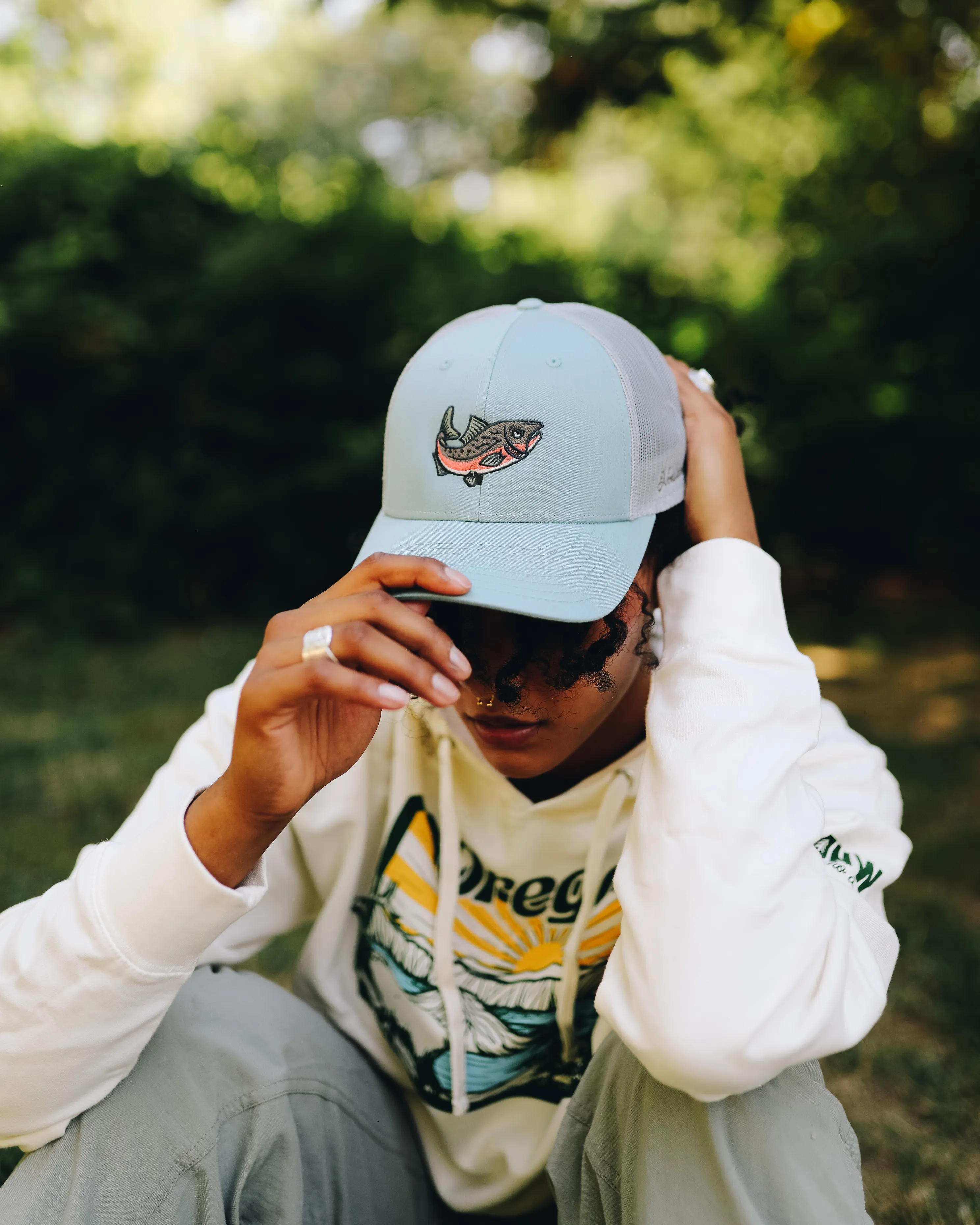 PNW Salmon Mesh Trucker Hat