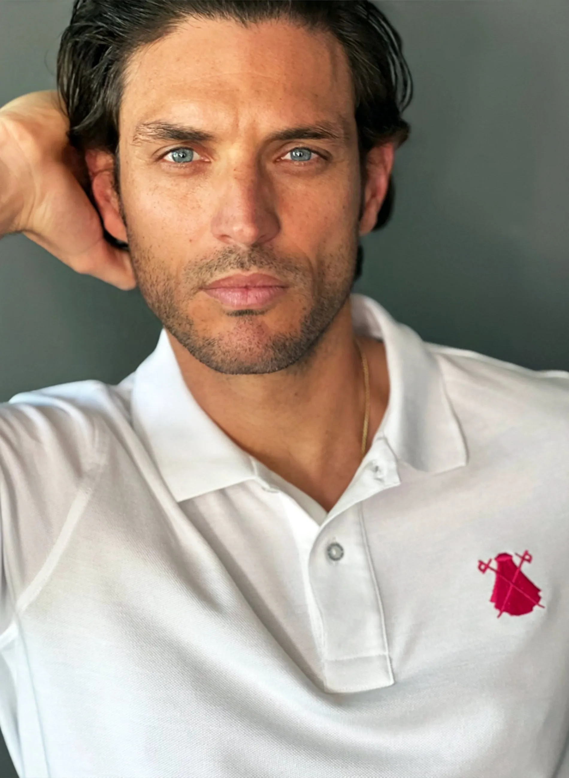 Polo Hombre Blanco New Cool