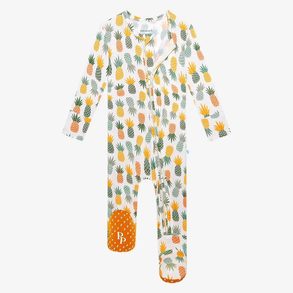 Posh Peanut McGuire Zippered Footie