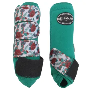 Reinsman Apex Sport Boots  - Emerald Cactus Rose