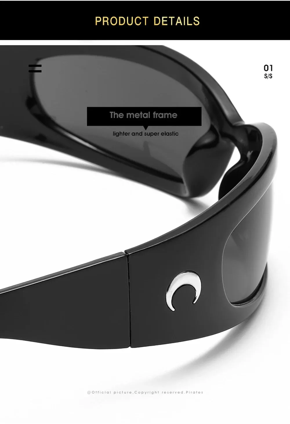 Retro Moon Sunglasses – Classic Luxury UV400 Shades for Men & Women