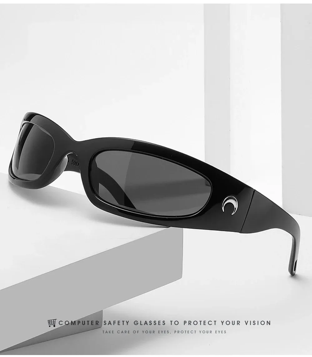 Retro Moon Sunglasses – Classic Luxury UV400 Shades for Men & Women