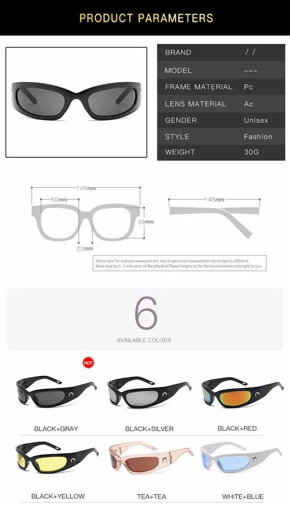 Retro Moon Sunglasses – Classic Luxury UV400 Shades for Men & Women
