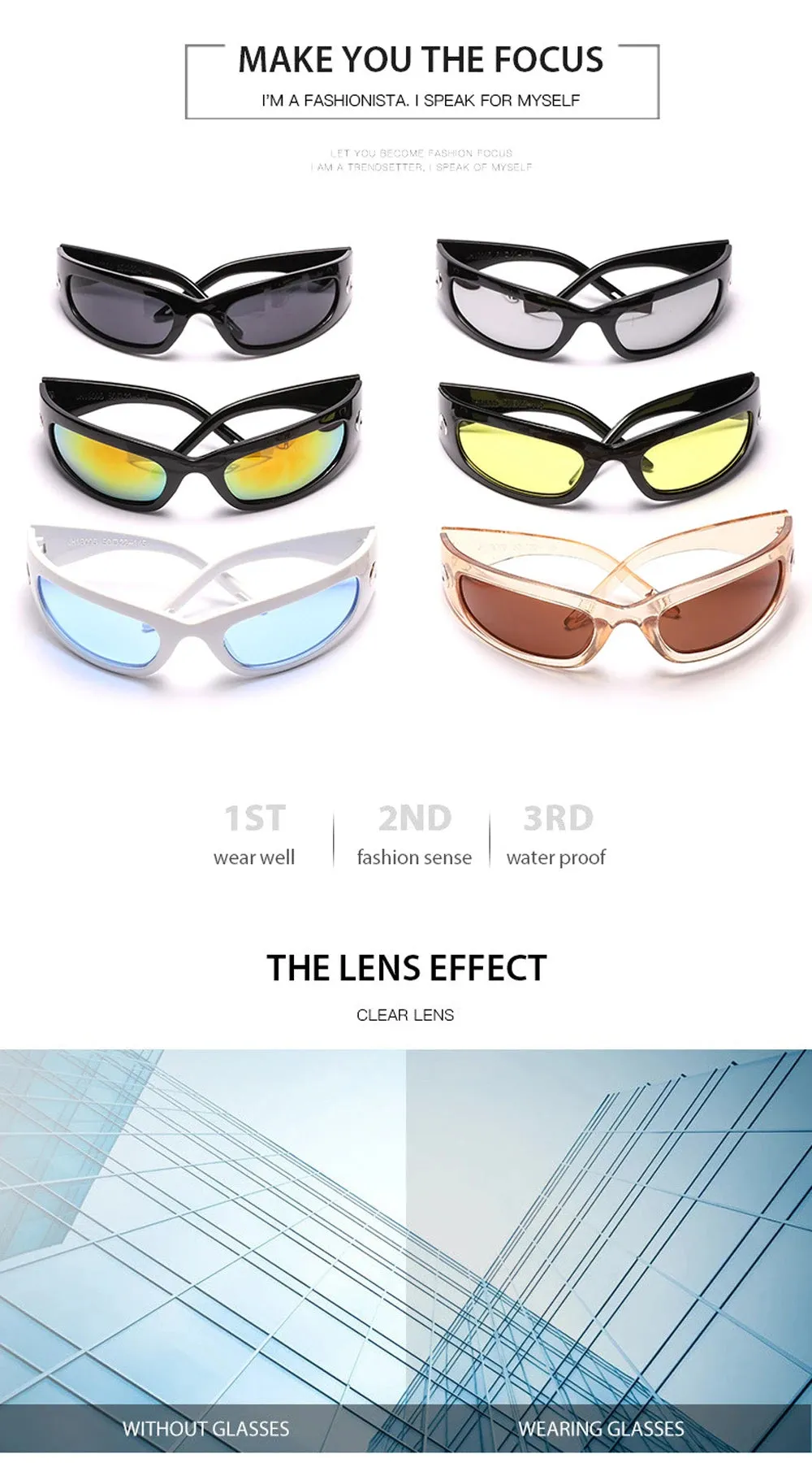 Retro Moon Sunglasses – Classic Luxury UV400 Shades for Men & Women