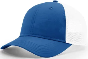Richardson Lite Performance Air Mesh Trucker Royal White