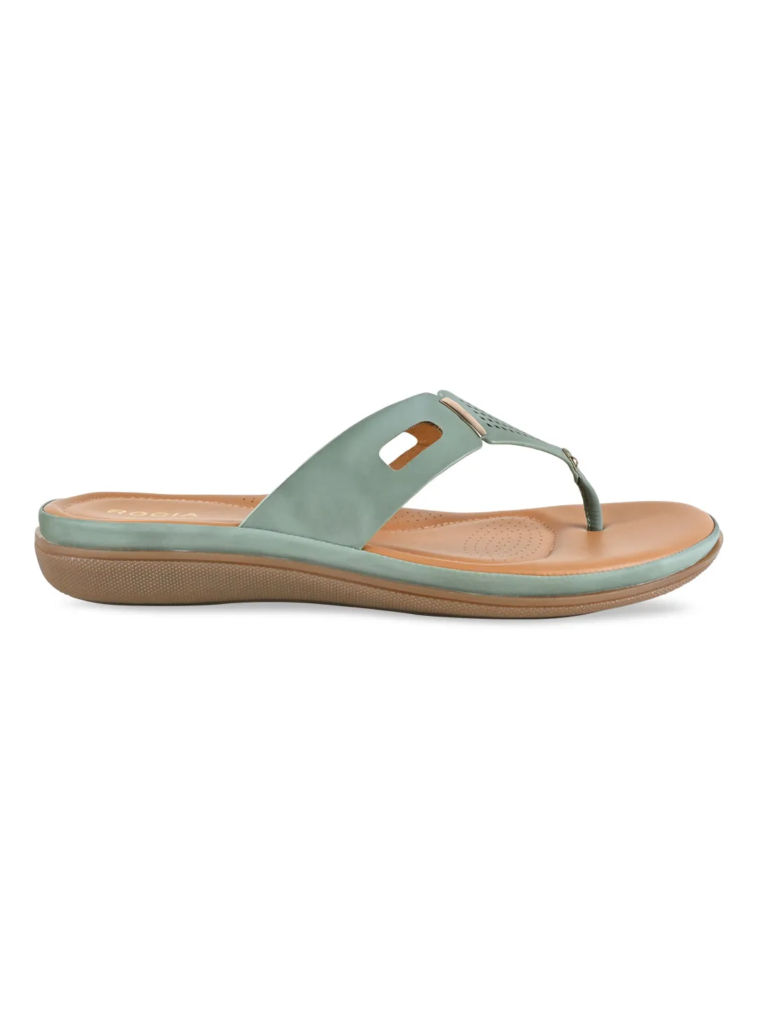 Rocia By Regal Green Women Casual Comfort Flats