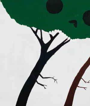 ROYAL ART LODGE "UNTITLED 5740 (BAD TREE)" PAINTING, 2004