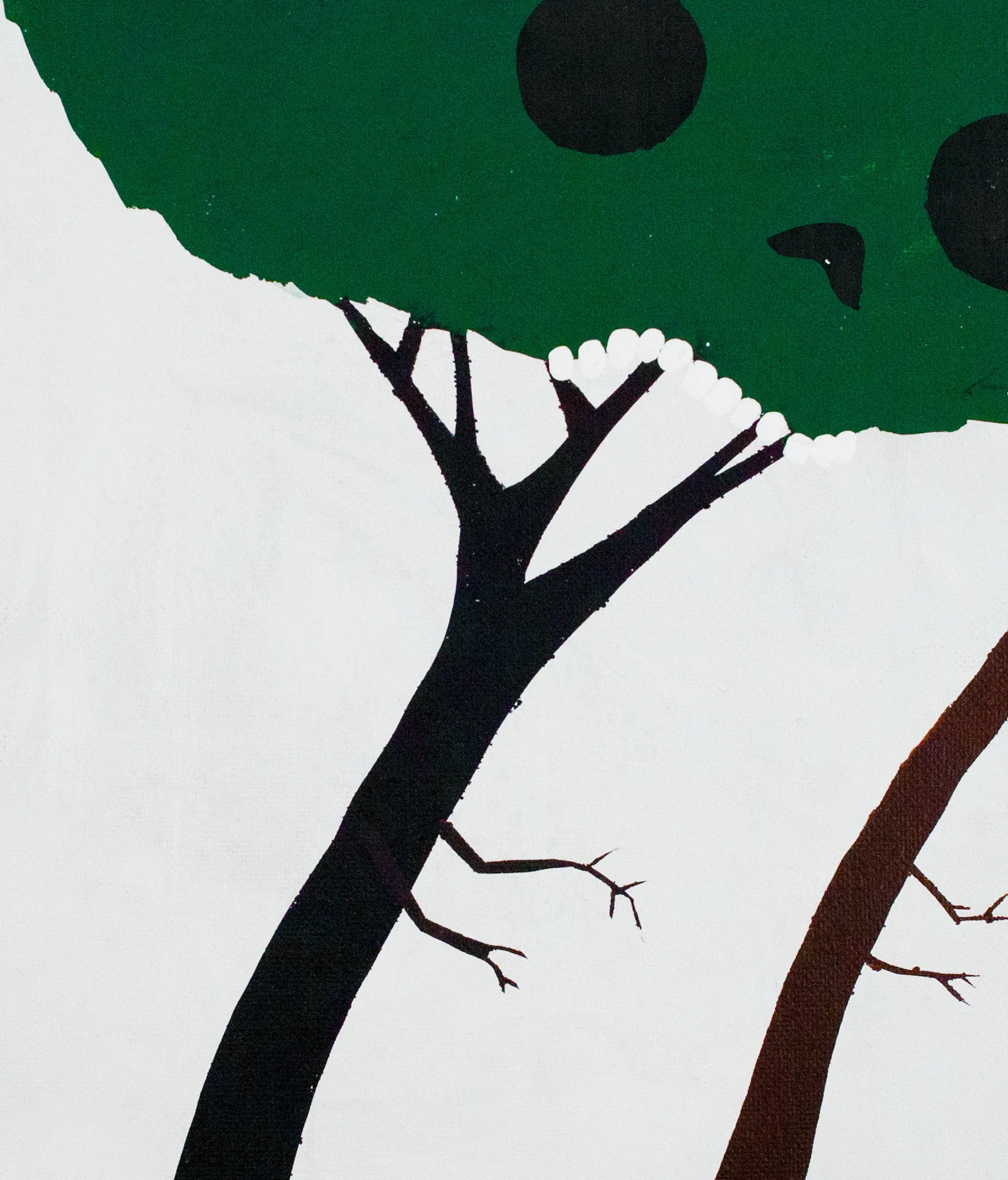 ROYAL ART LODGE "UNTITLED 5740 (BAD TREE)" PAINTING, 2004