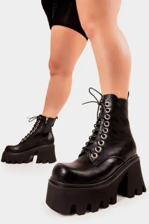 Run To You Chunky Platform Ankle Boots