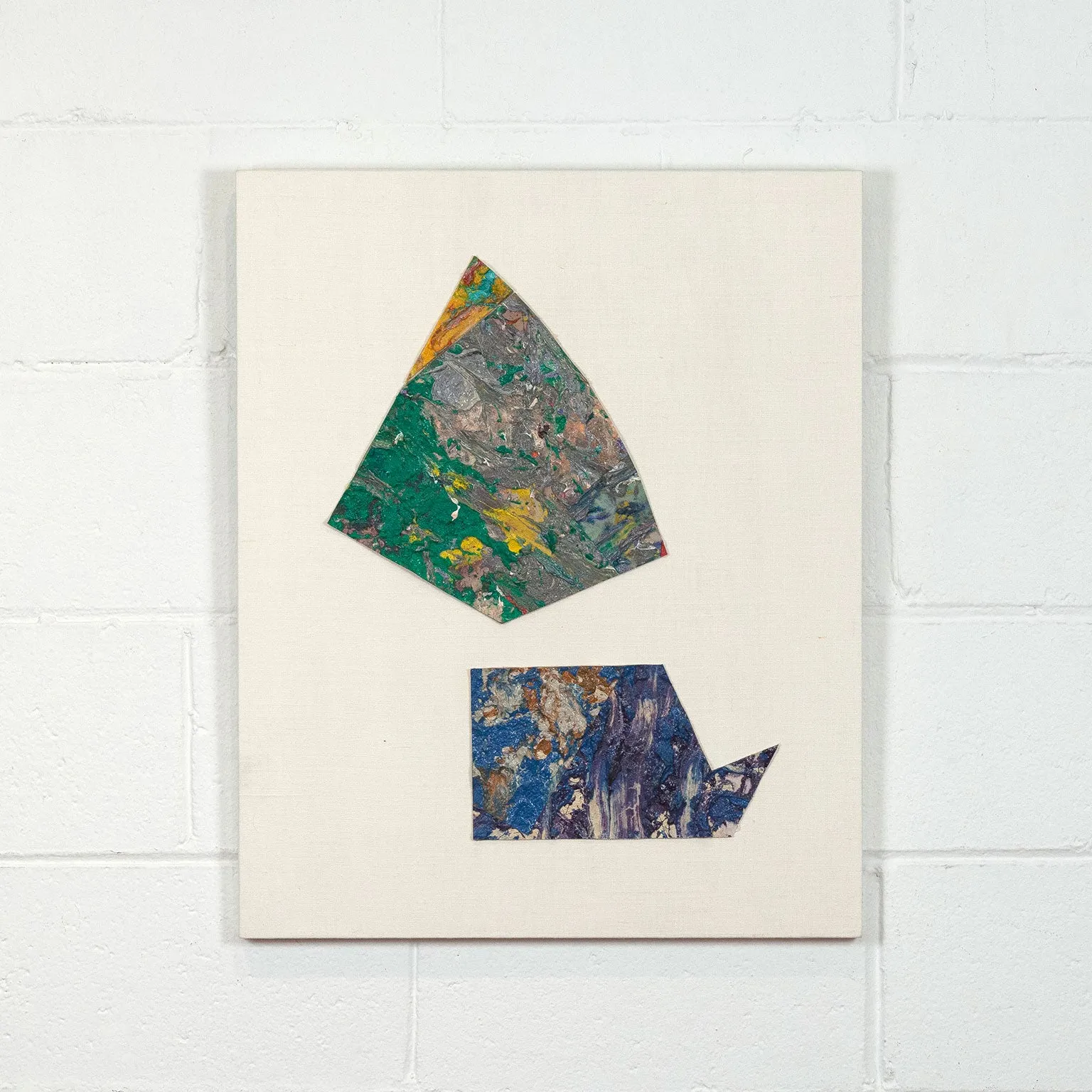 SAM GILLIAM "UNTITLED (ABSTRACT DIPTYCH)", c.1980