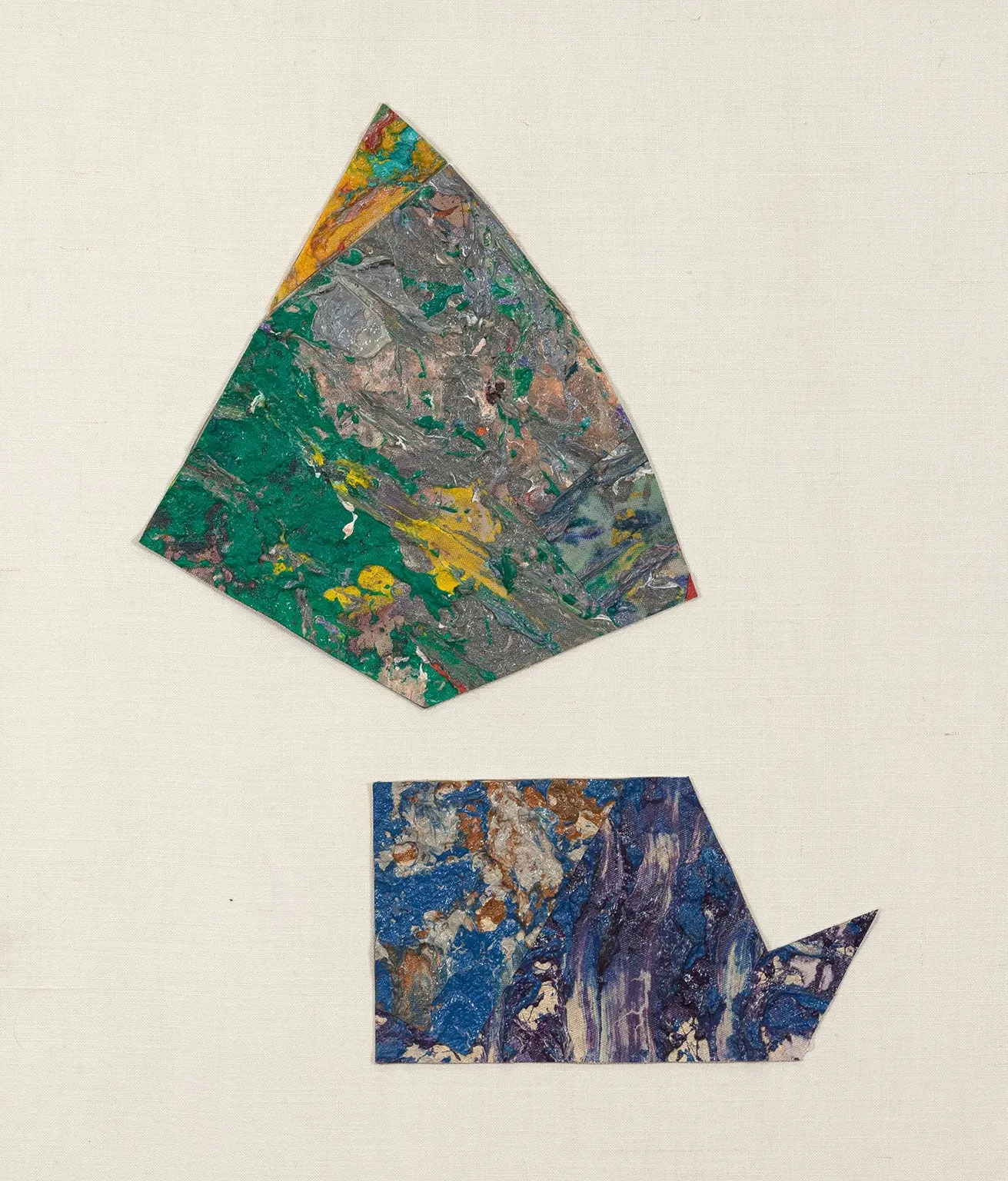 SAM GILLIAM "UNTITLED (ABSTRACT DIPTYCH)", c.1980