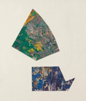 SAM GILLIAM "UNTITLED (ABSTRACT DIPTYCH)", c.1980