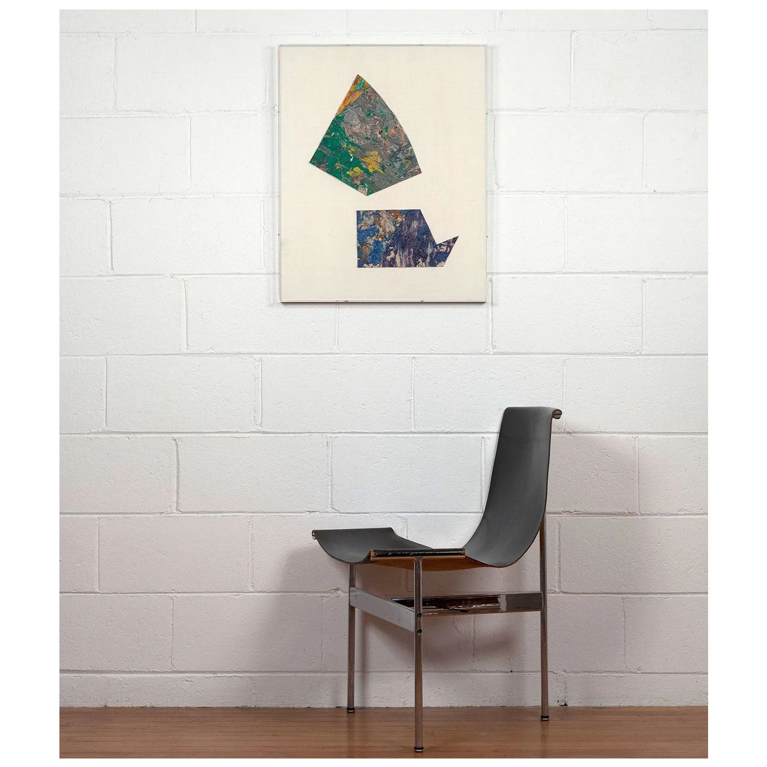SAM GILLIAM "UNTITLED (ABSTRACT DIPTYCH)", c.1980