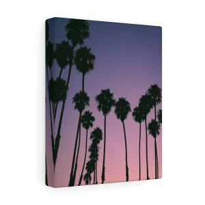 Santa Barbara Palm Trees Premium Wall Canvas