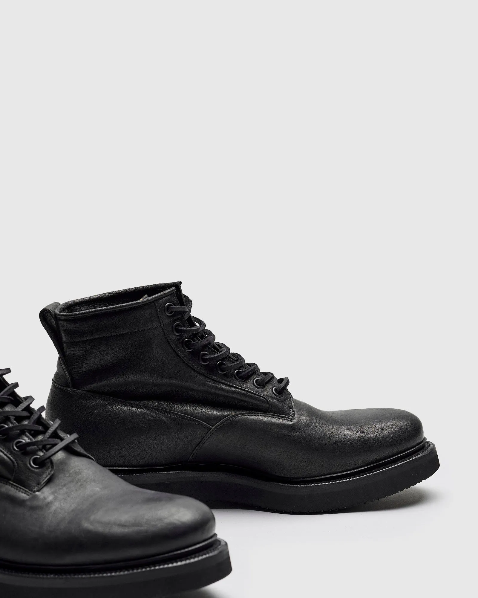 Scout Boot 2030 in Nero Washed Kangaroo