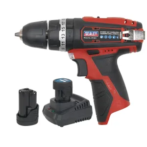 Sealey Combi Drill Kit Ø10mm 12V SV12 Series - 2 Batteries