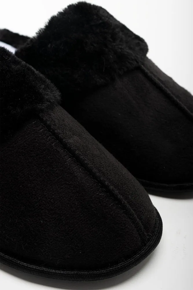 Seam Slipper Black