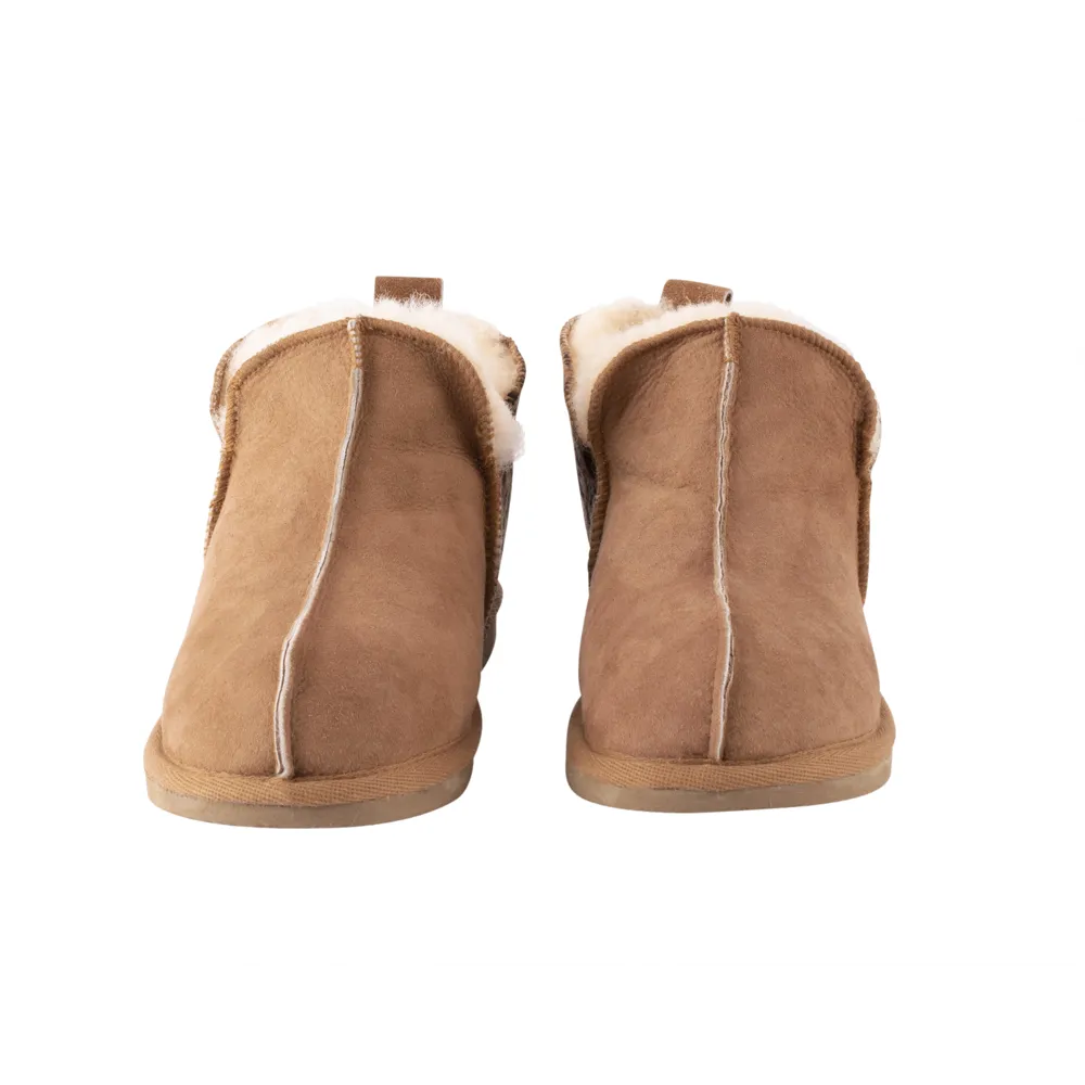 Shepherd of Sweden Annie Leopard Chestnut Slippers