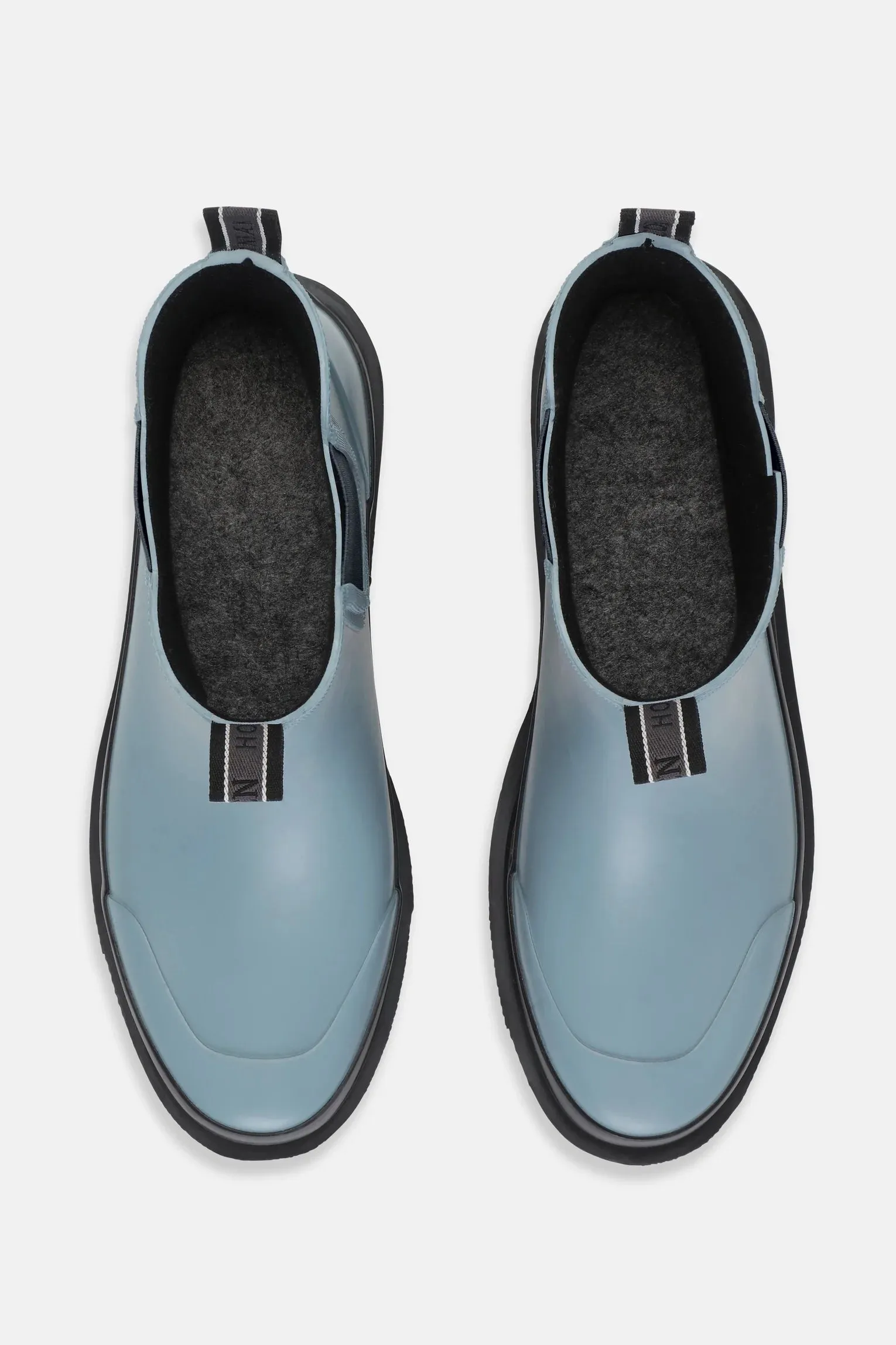 Short Rubber Boot - Blue Cloud