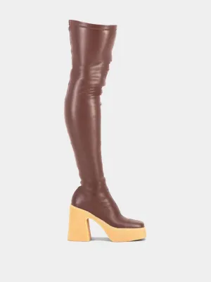 Skyla Stretch Over-the-Knee Boots