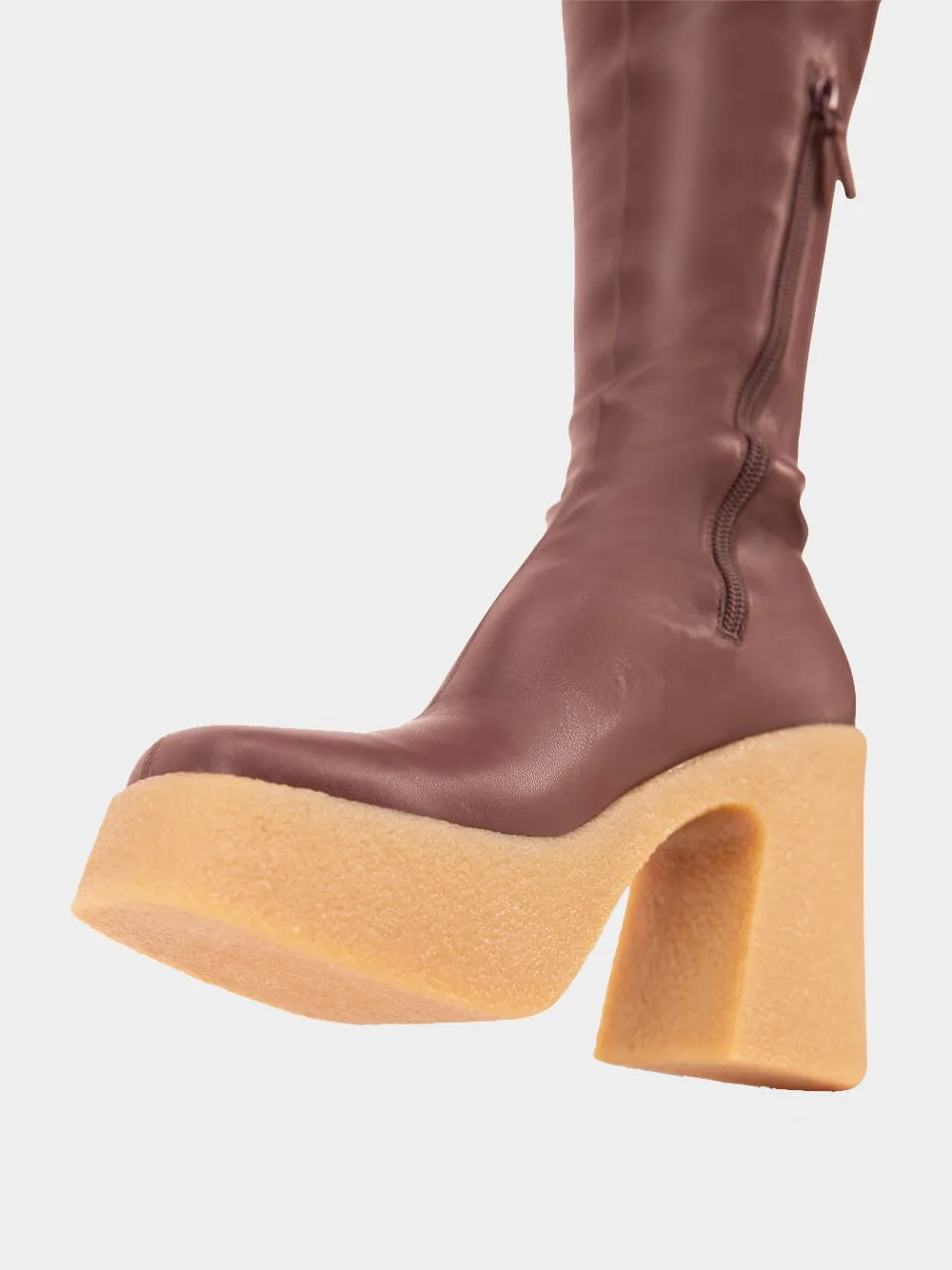 Skyla Stretch Over-the-Knee Boots