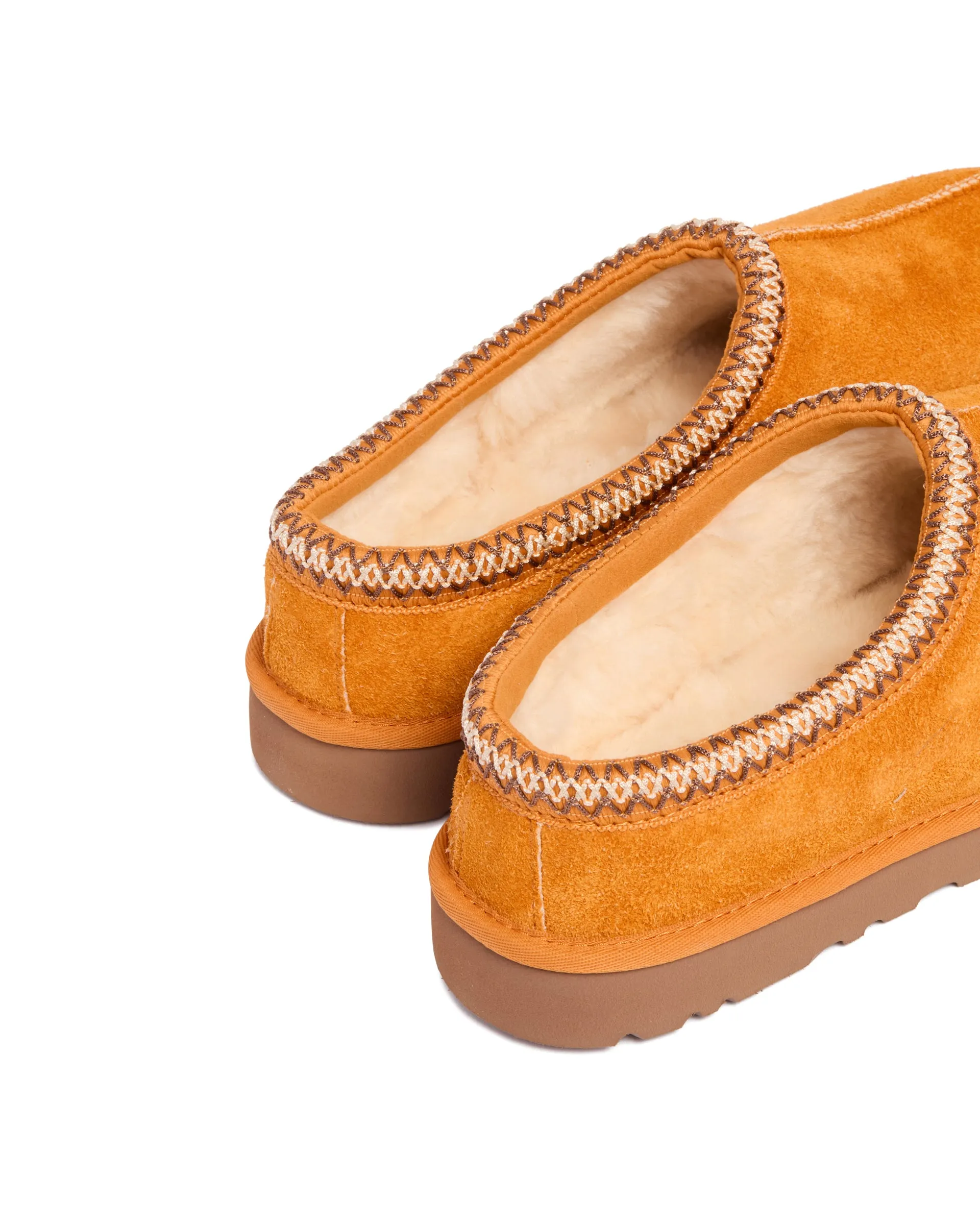 Slippers Tasman Shaggy Suede Arancioni