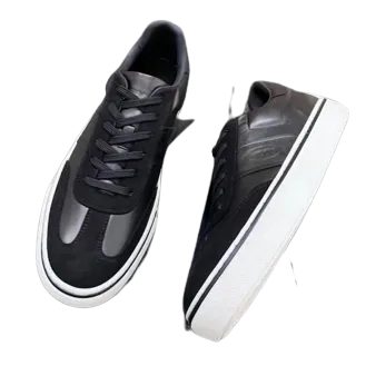 Smooth leather sneakers
