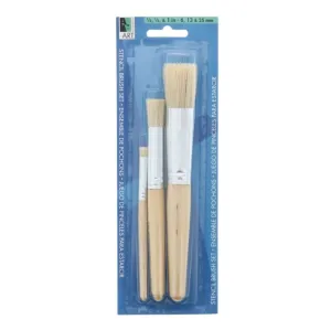 Stencil Brush Set (3pc)