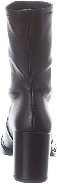 Stuart Weitzman Dalenna Leather Bootie, 9, Black