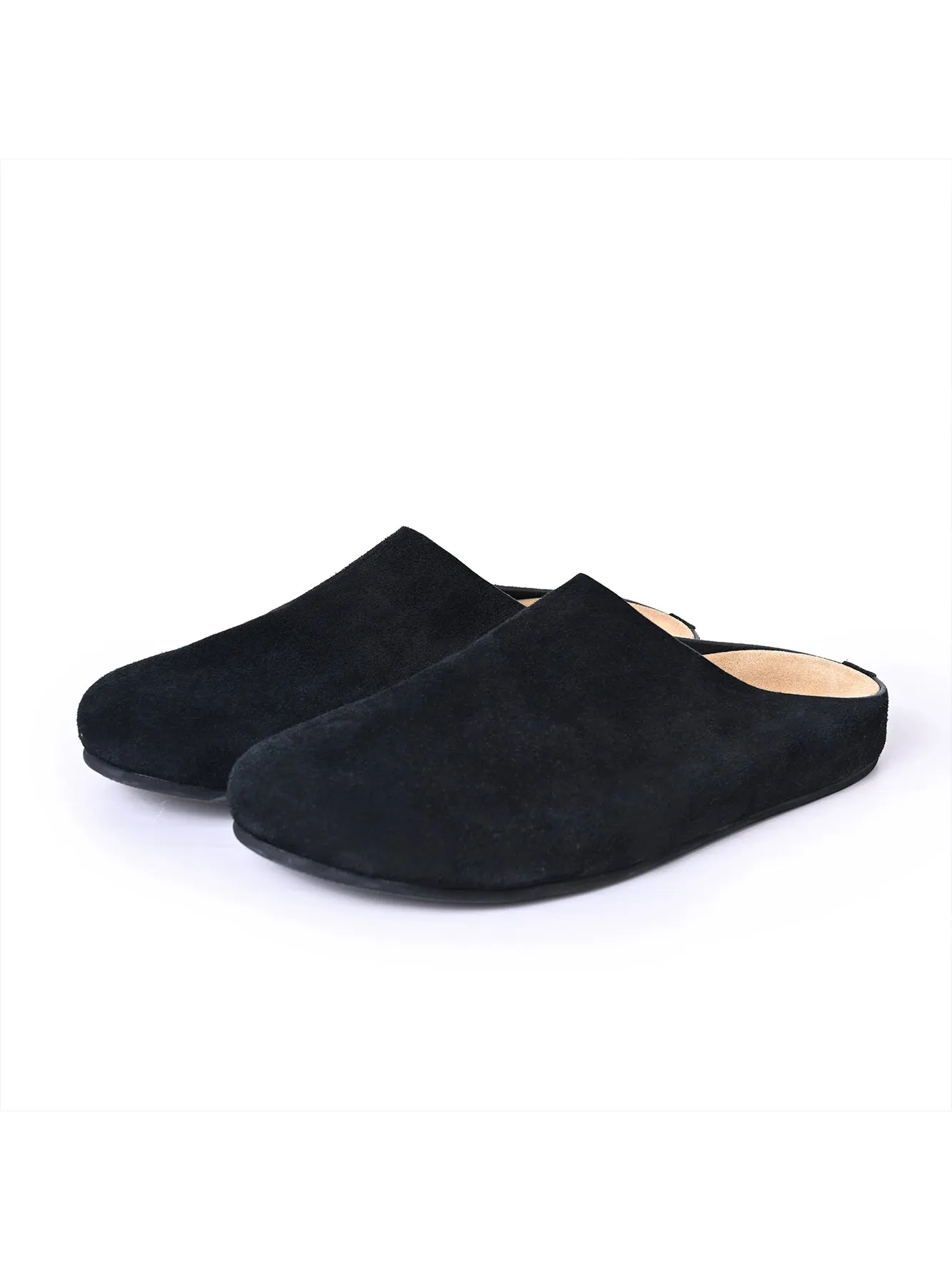 Suede Slip-On Slippers