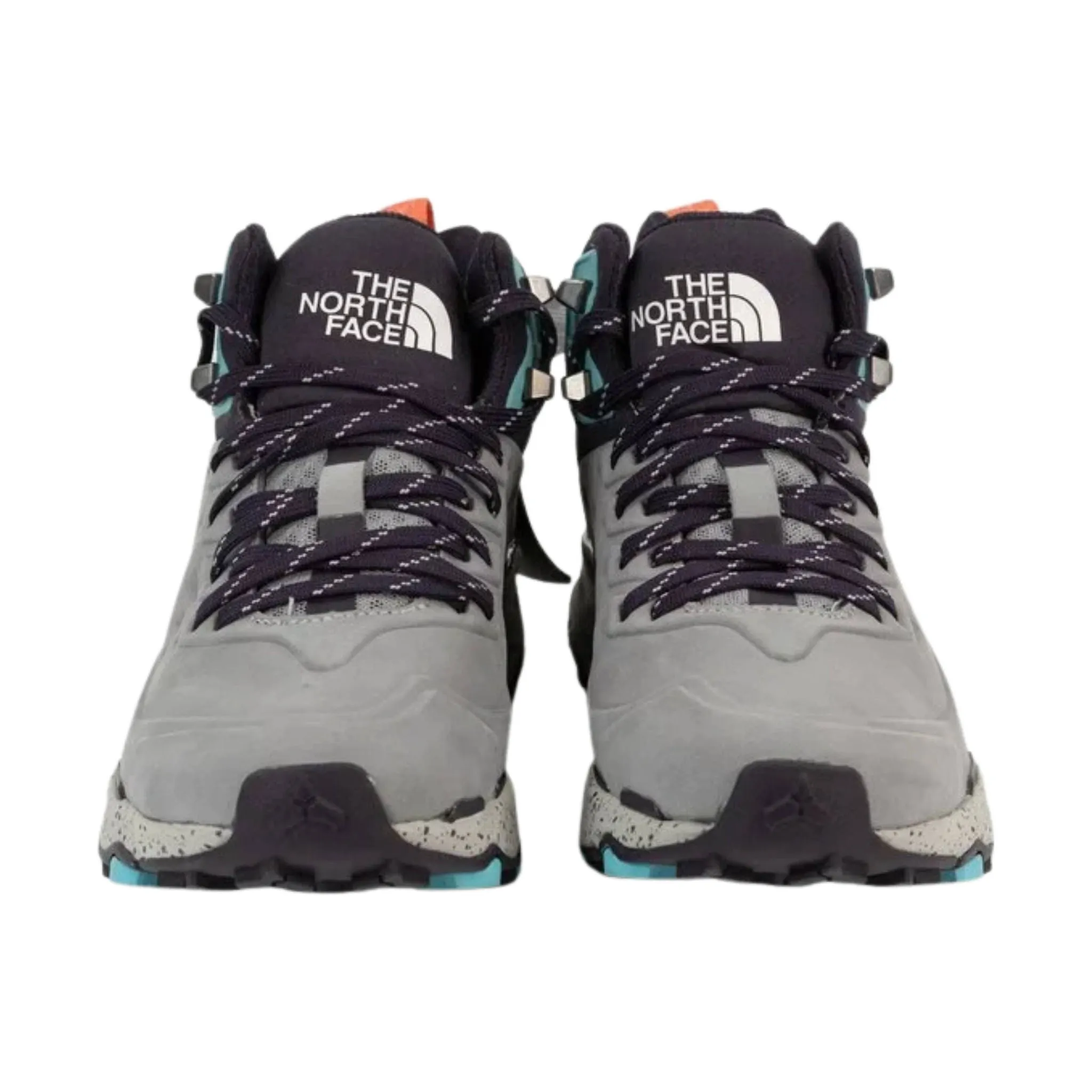 The North Face Women's Vectiv Exploris Mid Futurelight Hiking Boots - Meld Grey/Dark Eggplant Purple FINAL SALE