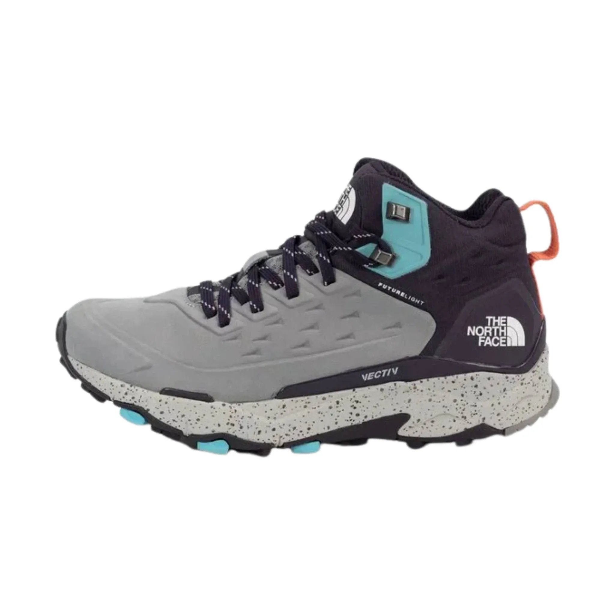 The North Face Women's Vectiv Exploris Mid Futurelight Hiking Boots - Meld Grey/Dark Eggplant Purple FINAL SALE