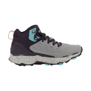 The North Face Women's Vectiv Exploris Mid Futurelight Hiking Boots - Meld Grey/Dark Eggplant Purple FINAL SALE